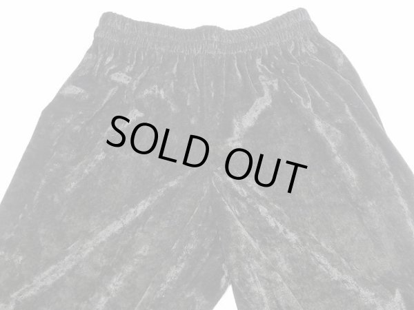 画像5: Chelsea Jones COLLECTION ブラック ベロア テーパード イージー パンツ  (5)