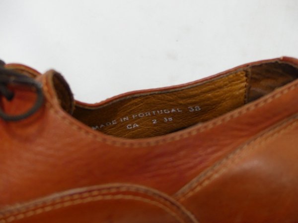 画像10: ポルトガル製 DANSKO パンチングレザー レースアップ シューズ (10)