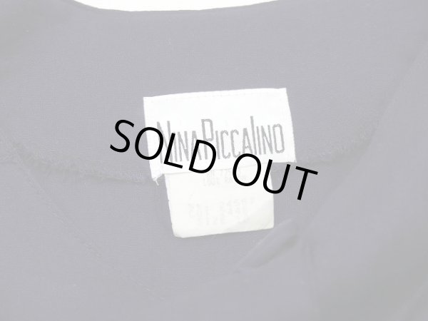 画像5: USA製 90s NINA PICCALINO タック デザイン オフショルダー ロング ワンピース ドレス (5)