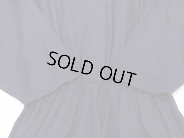 画像9: USA製 90s NINA PICCALINO タック デザイン オフショルダー ロング ワンピース ドレス (9)