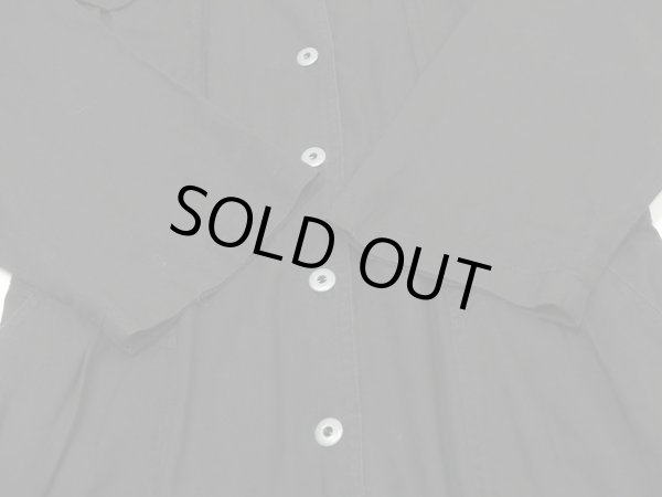 画像9: 90s STYLES TOGO オープンカラー ブラック ジャンプスーツ オールインワン (9)