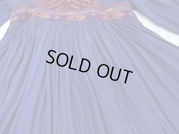 画像7: 70s ビンテージ アフガン ワンピース ドレス (7)