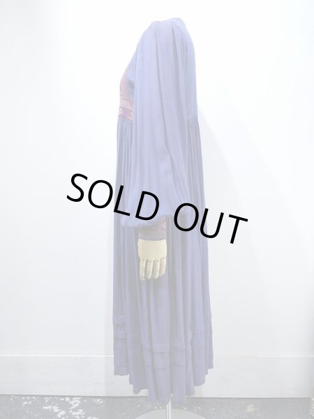 画像3: 70s ビンテージ アフガン ワンピース ドレス (3)