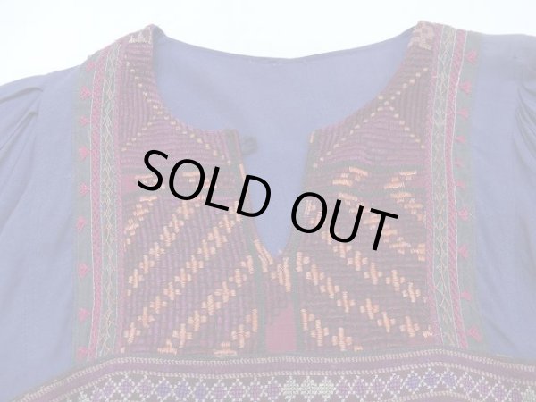 画像6: 70s ビンテージ アフガン ワンピース ドレス (6)