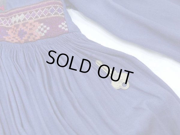 画像8: 70s ビンテージ アフガン ワンピース ドレス (8)