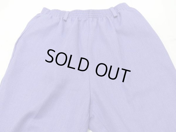 画像7: USA製 90s ALFRED DUNNER パープル カラー テーパード イージーパンツ (7)