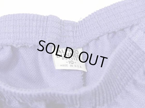 画像8: USA製 90s ALFRED DUNNER パープル カラー テーパード イージーパンツ (8)