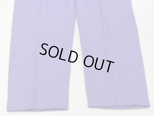 画像10: USA製 90s ALFRED DUNNER パープル カラー テーパード イージーパンツ (10)