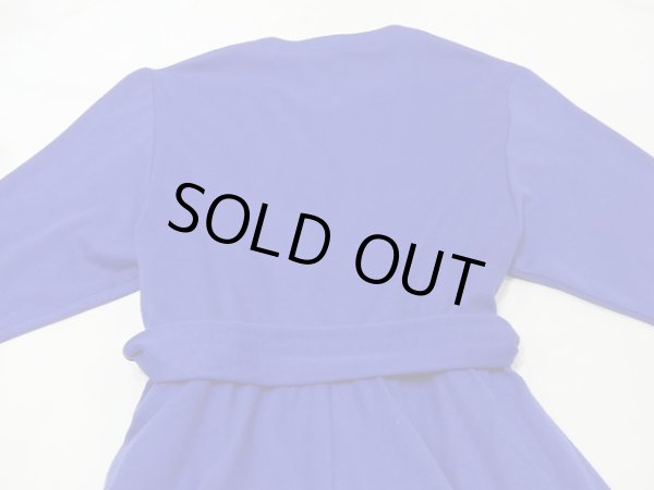 画像13: 80s 90s USA製 made in usa california girl ロイヤルブルー ウール混 カットソー 素材 カシュクール ワンピース ドレス (13)