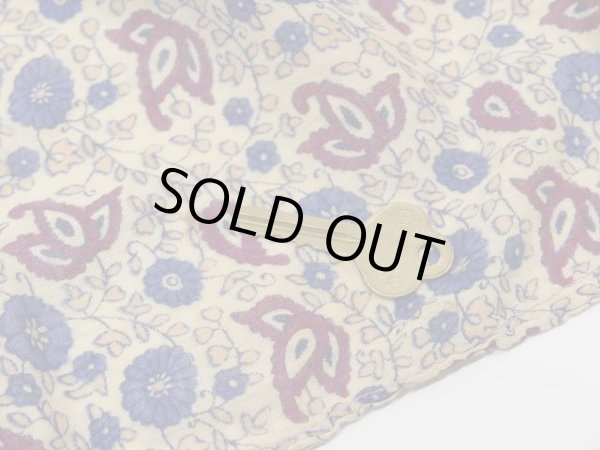 画像16: 70s ビンテージ DENIM JAZZ パキスタン製 インド綿 エスニック ノースリーブ ペーズリー 花 柄 ワンピース ドレス ヒッピー パキ綿  (16)