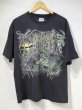 画像1: 90s Stand OUT DESIGNS HONEY ISLAND SWAMP TOURS ジャングル クロコダイル 風景 スーベニア プリント Tシャツ (1)