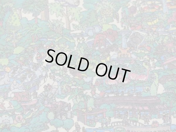 画像7: USA製 80s Hanes San Diego Zoo サンディエゴ 動物園 スーベニア 風景 絵画 プリント Tシャツ (7)