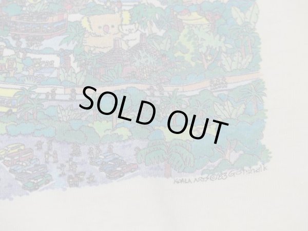 画像6: USA製 80s Hanes San Diego Zoo サンディエゴ 動物園 スーベニア 風景 絵画 プリント Tシャツ (6)