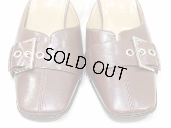 画像7: FRANCO SARTO スクエアトゥ デザイン ベルト ヒール サンダル　ハイヒール  (7)