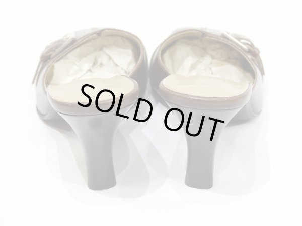 画像9: FRANCO SARTO スクエアトゥ デザイン ベルト ヒール サンダル　ハイヒール  (9)