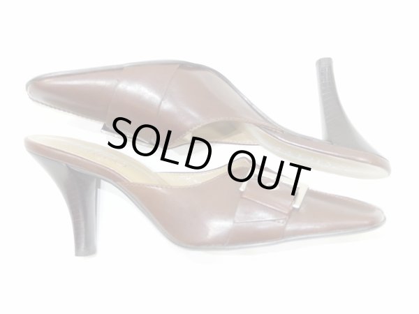 画像5: FRANCO SARTO スクエアトゥ デザイン ベルト ヒール サンダル　ハイヒール  (5)