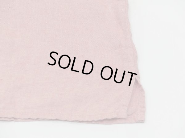 画像10: リトアニア製 90s FLAX リネン プルオーバー スモック 半袖 シャツ Tシャツ ユニセックス (10)