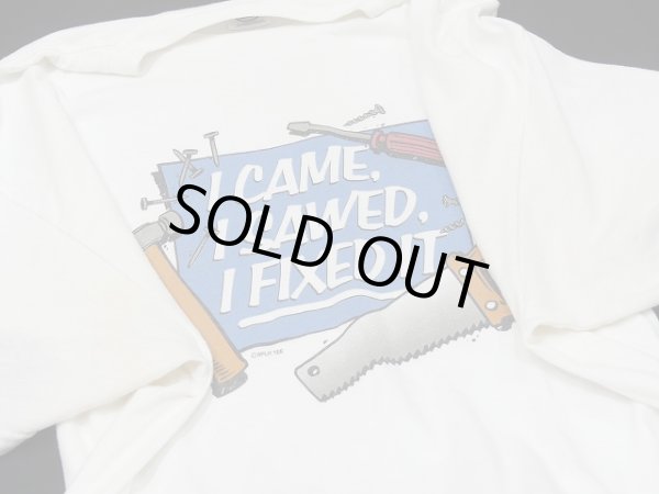 画像6: 90s DELTA PRO WEIGHT カーペンター DIY プリント Tシャツ ユニセックス  (6)