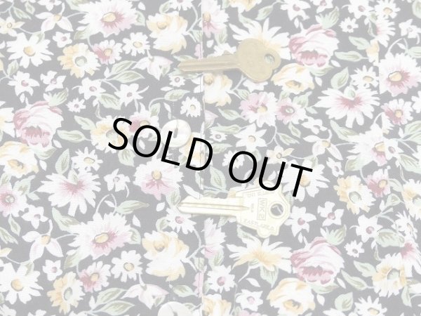 画像9: USA製 アメリカ製 80〜90s All That Jazz 小花柄 オープンカラー 開襟 ベスト ノースリーブ ロング ワンピース ドレス (9)