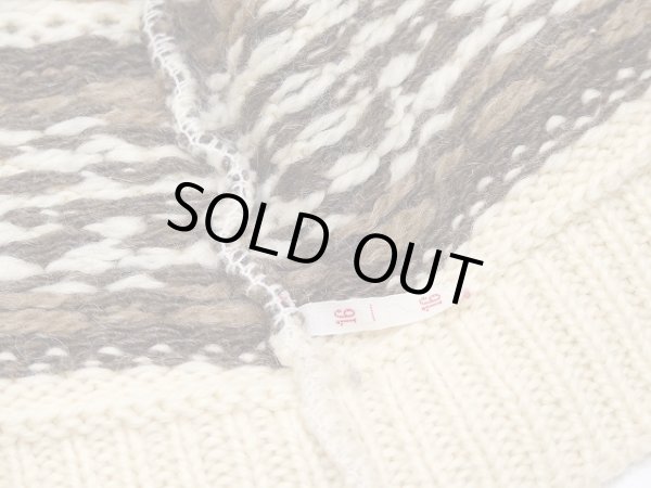 画像13: DENMARK製 70s80s ビンテージ RUNOX SCANDIA STRIK ノルディック セーター カーディガン (13)