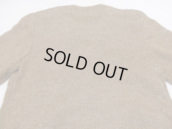 画像9: 〜 80s モヘア ラメ糸 刺繍  エンブロイダリー ニット カーディガン セーター カーデ (9)