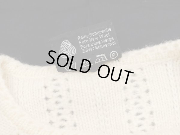 画像7: 70s 80s Astrifa タックドスリーブ ケーブル編み デザイン ウール カーディガン チロル セーター ニット (7)