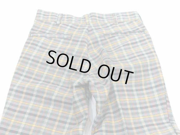 画像13: 70s ビンテージ Sears PUT ON SHOP ブロック チェック フレア パンツ (13)