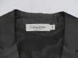 画像9: USA製 90s ビンテージ Calvin Klein Collection シルバーグレー 玉虫カラー シャークスキン シングル テーラード セット アップ スーツ (9)