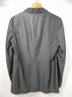 画像8: USA製 90s ビンテージ Calvin Klein Collection シルバーグレー 玉虫カラー シャークスキン シングル テーラード セット アップ スーツ (8)