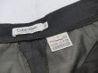 画像18: USA製 90s ビンテージ Calvin Klein Collection シルバーグレー 玉虫カラー シャークスキン シングル テーラード セット アップ スーツ (18)