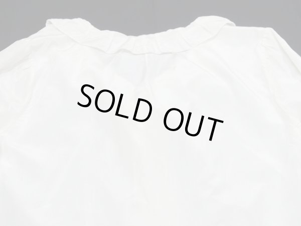 画像11: 90s CHICO'S フリルカラー ピンタック シルク コットン ブラウス (11)