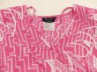 画像9: 80s ビンテージ Diane Freis ダイアン フレイス ジオメトリック 幾何学模様 スカーフ付き マキシ ロング ワンピース ドレス  (9)