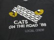 画像4: USA製 80s ビンテージ Hanes CATS ミュージカル LOCAL CREW プリント Tシャツ (4)