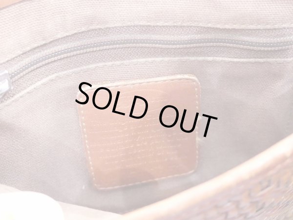 画像10: 80s ビンテージ Brighton ブライトン メッシュレザー ハート タッセル ショルダー ポシェット バッグ  (10)