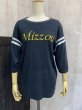 画像1: USA製 80s ARTEX ミズーリ大学 Mizzou ロゴ プリント フットボール Tシャツ  (1)