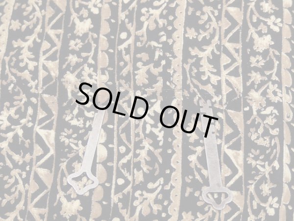 画像13: Rebecca Malone  幾何学模様 ツタ模様 ストライプ 総柄 レーヨン イージーパンツ  (13)