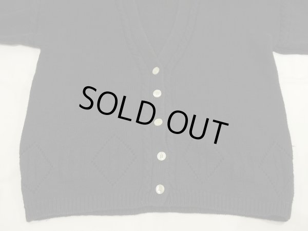 画像9: 90s TIAN COLLECTIONS ラミー×コットン ケーブル編み ニット カーディガン カーデ セーター (9)