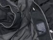 画像14: 90s LONDON FOG ドローストリング デザイン ハーフ コート ブラック ジャケット (14)