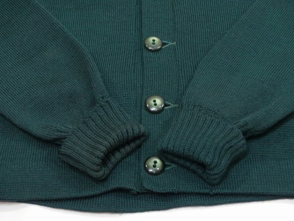 画像8: 50s ビンテージ Kandel Tiggerettes レタード レターマン バーシティ カーディガン ウール ニット カーデ (8)