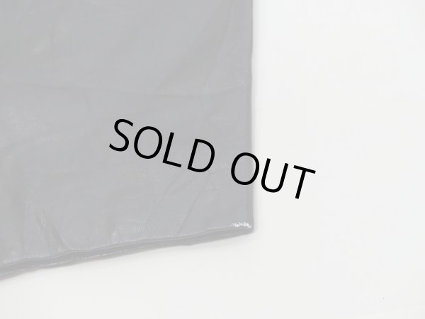 画像12: 80s ビンテージ BYRNES ＆ BAKER 2タック テーパード レザー パンツ   (12)