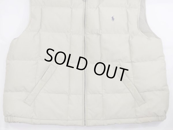画像5: 90s Polo Ralph Lauren ワンポイント ポニー 刺繍 ダウン ベスト XL (5)