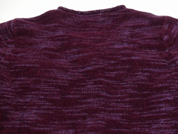 画像14: 90s EVAN PICONE ミックス ウール アクリル モヘア ショート丈 ニット カーディガン カーデ (14)