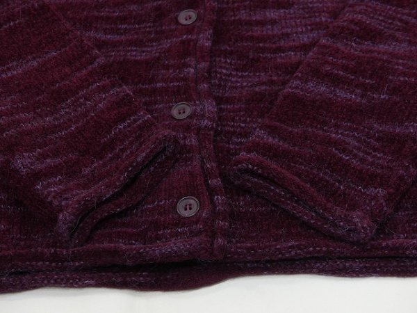 画像12: 90s EVAN PICONE ミックス ウール アクリル モヘア ショート丈 ニット カーディガン カーデ (12)