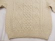 画像5:  IRELAND製 70s ビンテージ Cara Fashions KNITWEAR バイニン ウール アラン フィッシャーマン ニット セーター (5)