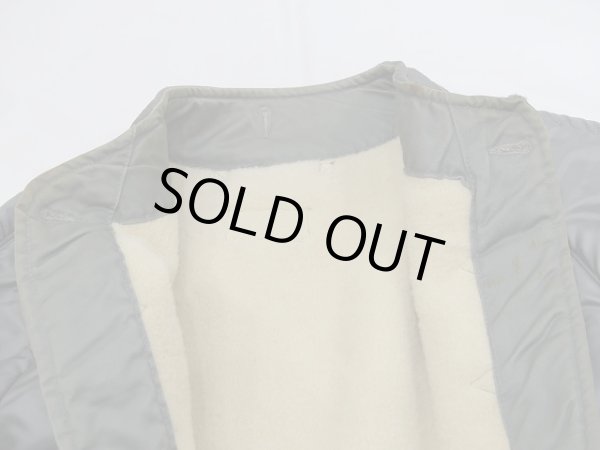 画像7: 50s ビンテージ US AIR FORCE USAF 前期タイプ 黒タグ ミリタリー フィールド ウールパイル ライナー ジャケット M-S (7)