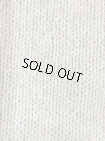 画像13: 80s the eagle's eye 子ネコ キャット 柄 ハンドニット ハイネック ウール セーター (13)