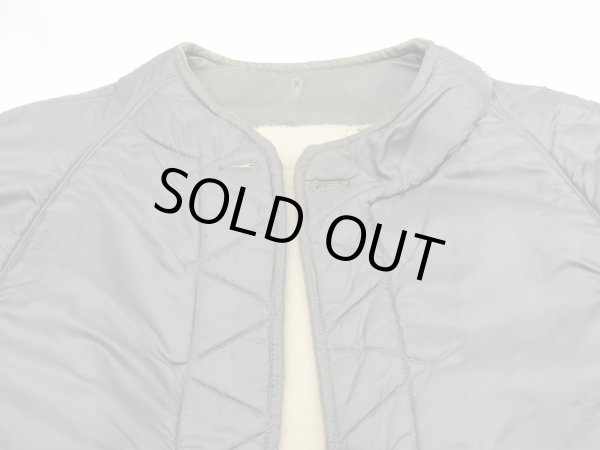 画像6: 50s ビンテージ US AIR FORCE USAF 前期タイプ 黒タグ ミリタリー フィールド ウールパイル ライナー ジャケット M-S (6)