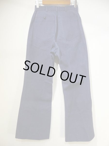 画像5: DEAD STOCK デッドストック 80s ビンテージ US NAVY USN ライトオンス フレア デニム セーラー パンツ  (5)