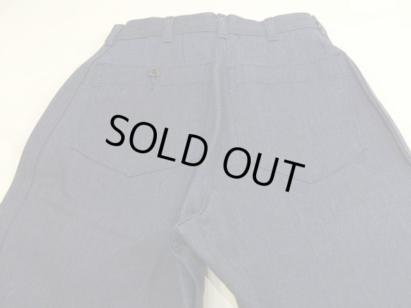 画像11: DEAD STOCK デッドストック 80s ビンテージ US NAVY USN ライトオンス フレア デニム セーラー パンツ  (11)