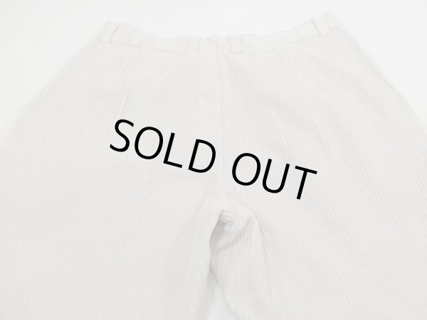 画像10: 80s 90s ビンテージ CAROLINA  BLUES 太畝 コーデュロイ 2タック テーパード パンツ  (10)